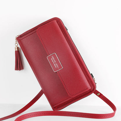 Large-capacity Multifunctional Solid Color Shoulder Bag