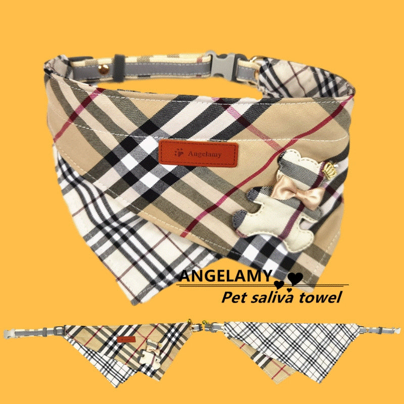 British Cute Pet Saliva Towel