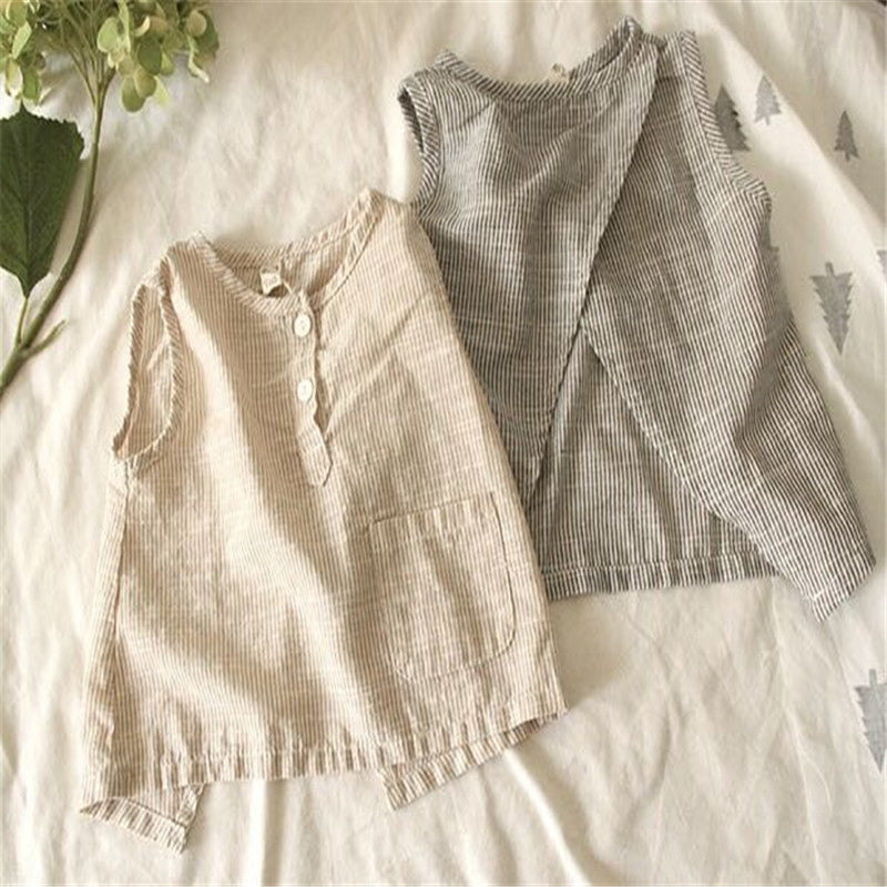 children's  cotton and linen shorts