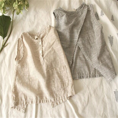 children's  cotton and linen shorts