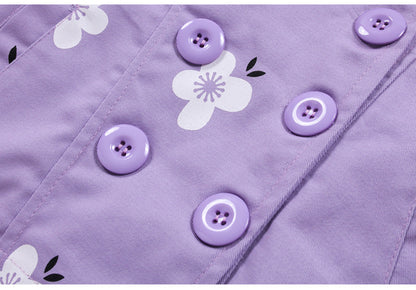 Double-breasted casual children's jacket