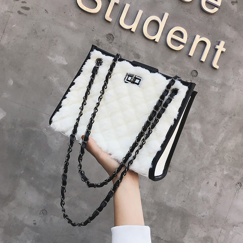 Autumn and winter wool bag