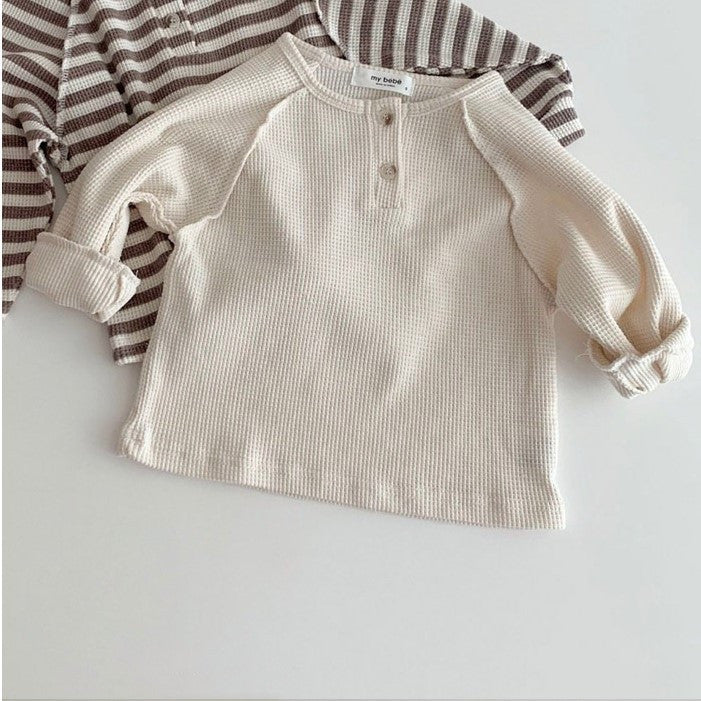 Autumn Children's Simple Casual All-match Knitted Sweater Top