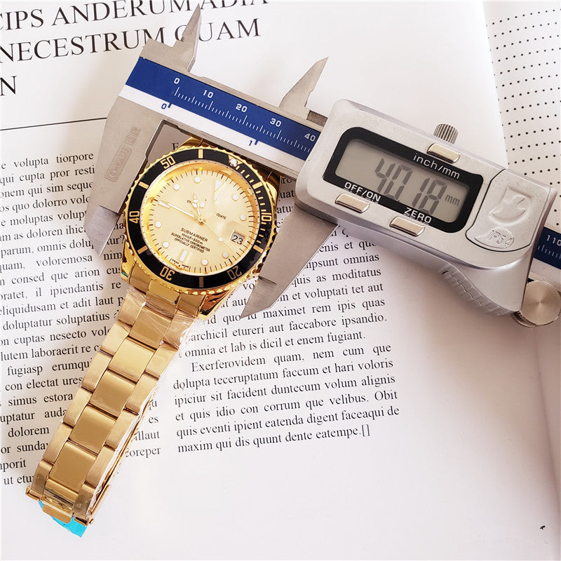 Stainless steel mechanical watch