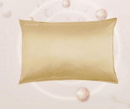 Copper ion beauty pillowcase solid color pillow set