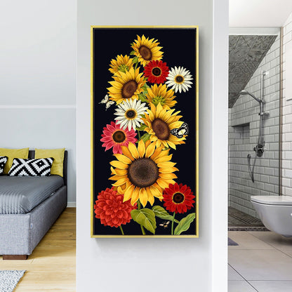 Sunflower Theme Diamond Painting 5D Embroidery Round Or Square Flowers