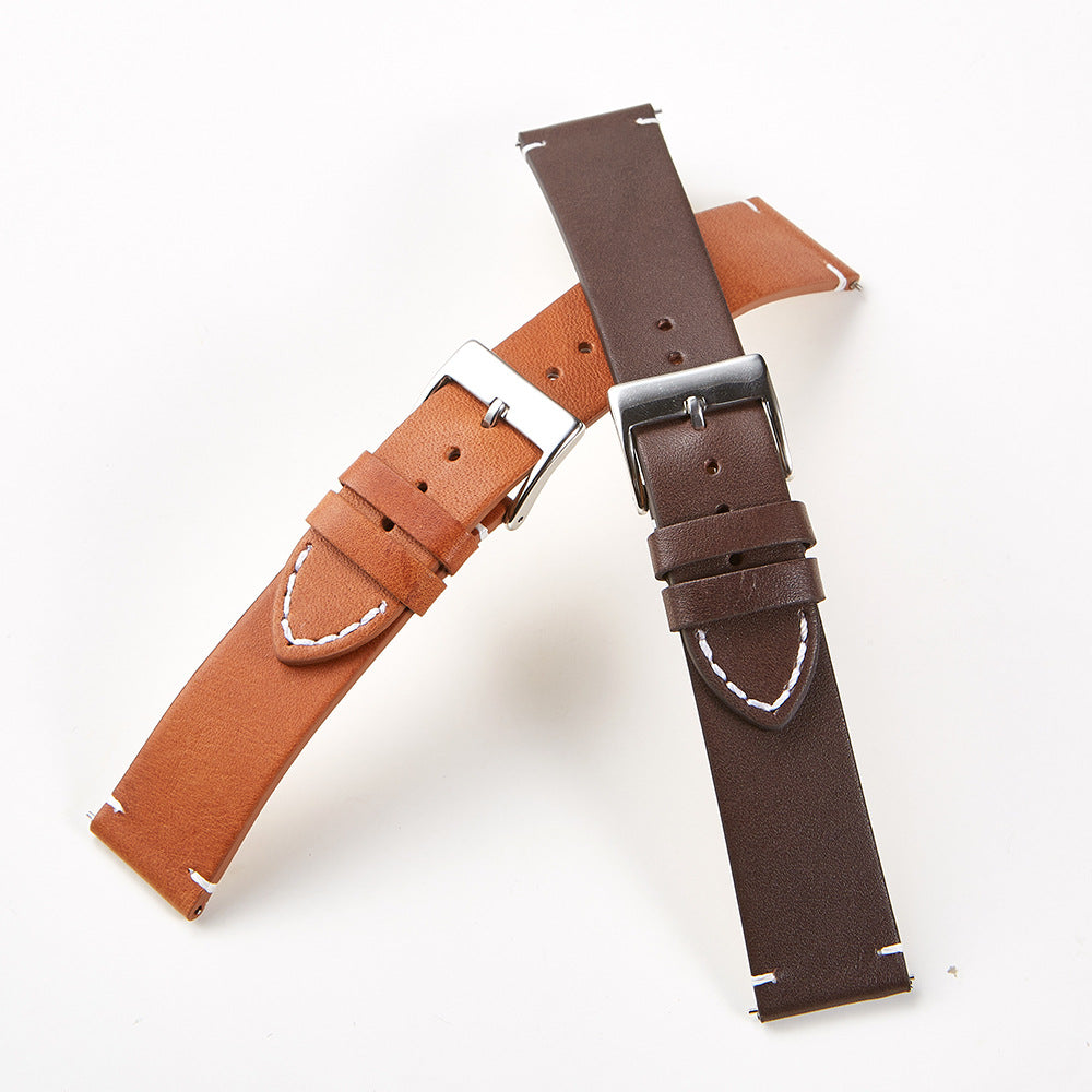 Leather Strap Cowhide Head Layer Soft Frosted Bottom Ultra-thin