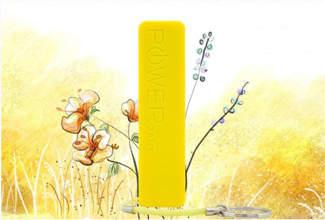 Creative Gifts Wholesale Custom Made Single Lipstick Mobile Power 18650 Single Perfume Charging Plastic Square Tube