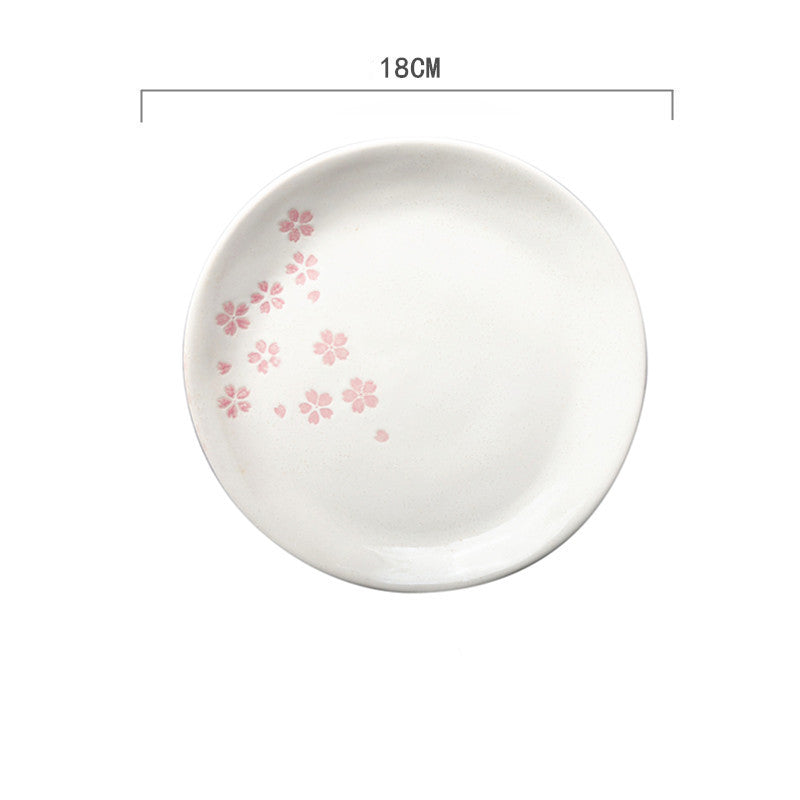 Ceramic Hand-painted Western Food Microwave Breakfast Plate