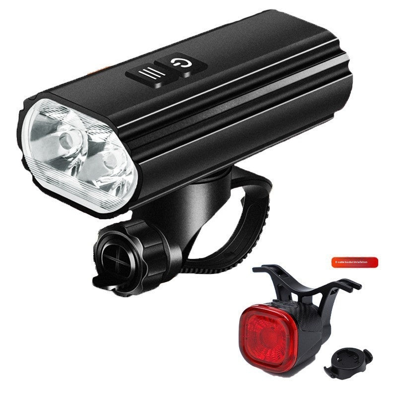 New Bicycle Headlight USB Rechargeable Cycling Light Suit