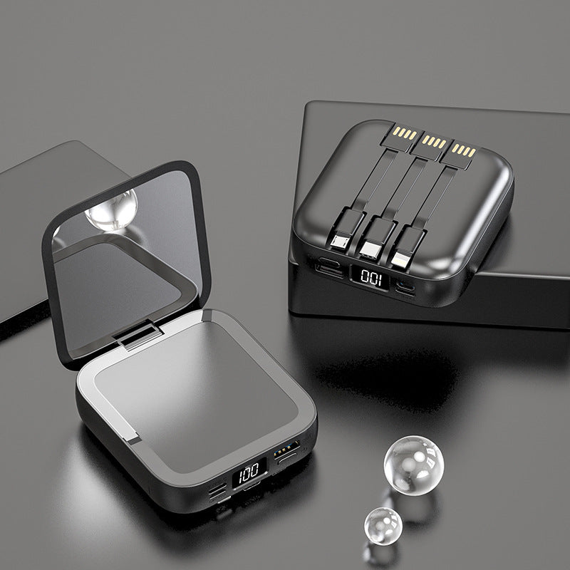 Comes With Line Beauty Mirror Power Bank Neutral