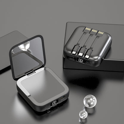 Comes With Line Beauty Mirror Power Bank Neutral