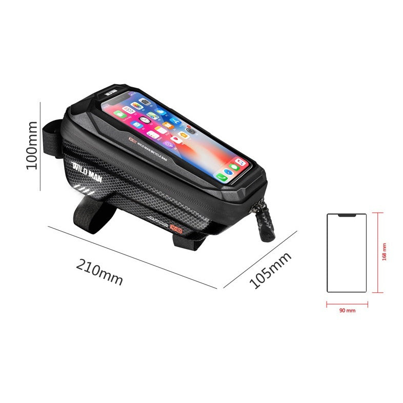 Hard Shell EVA Bicycle Front Beam Bag Riding Equipment