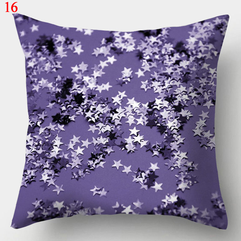 Modern Minimalist Creative Fabric Colorful Geometric Pillowcase