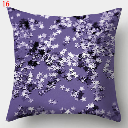 Modern Minimalist Creative Fabric Colorful Geometric Pillowcase