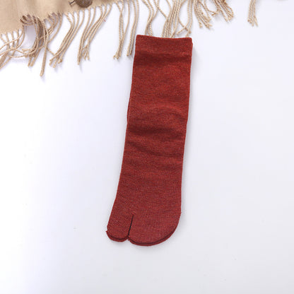 Double Toe Women's Casual And Comfortable Stretch Socks