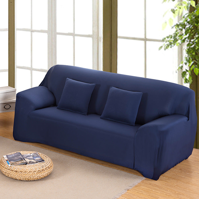 Household Minimalist Milk Silk Solid Color Sofa Cover