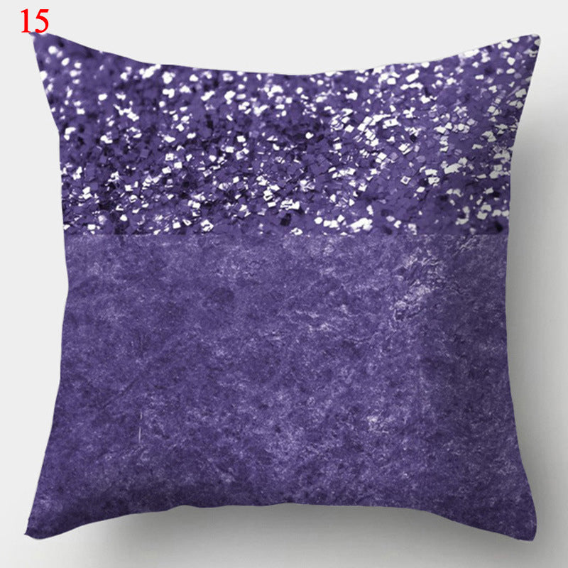 Modern Minimalist Creative Fabric Colorful Geometric Pillowcase