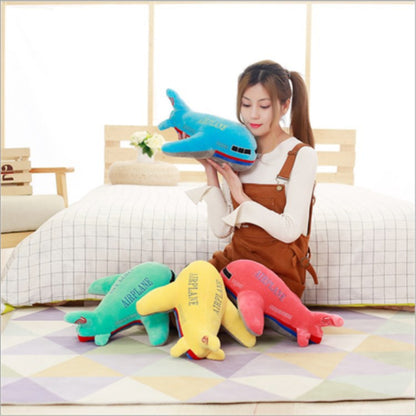 Plush simulation airplane doll pillow toy