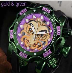 Symphony Clown Inver Quartz Alloy Case Watch