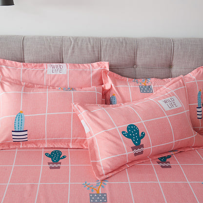 Brushed double pillowcase