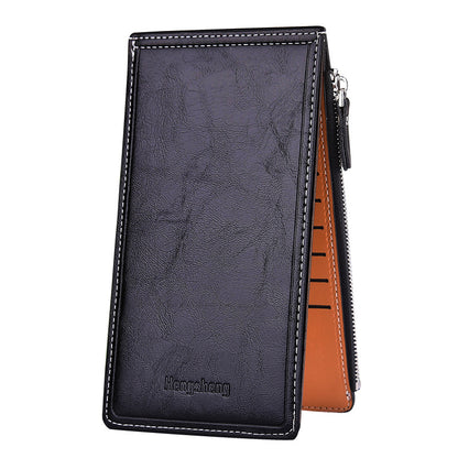 Card Holder Wholesale Oil Wax Leather Ladies Wallet