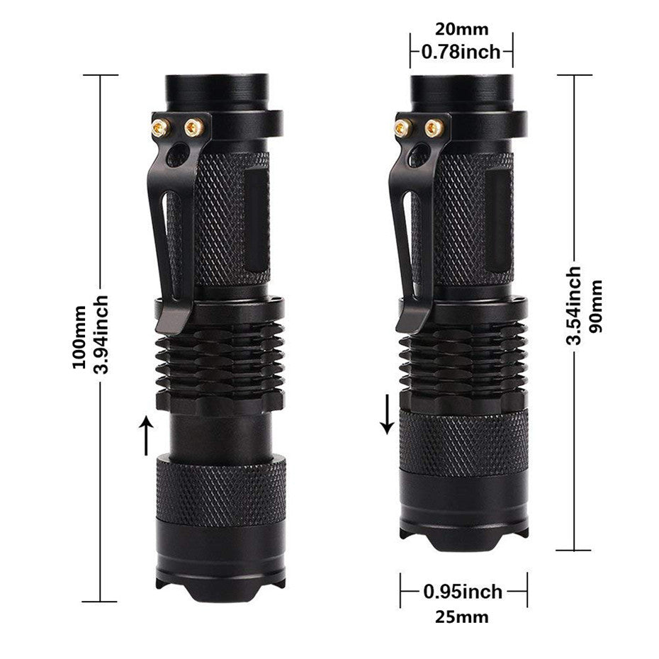 Aluminum alloy mini flashlight