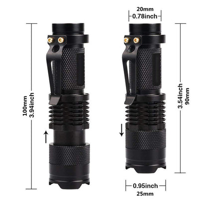 Aluminum alloy mini flashlight