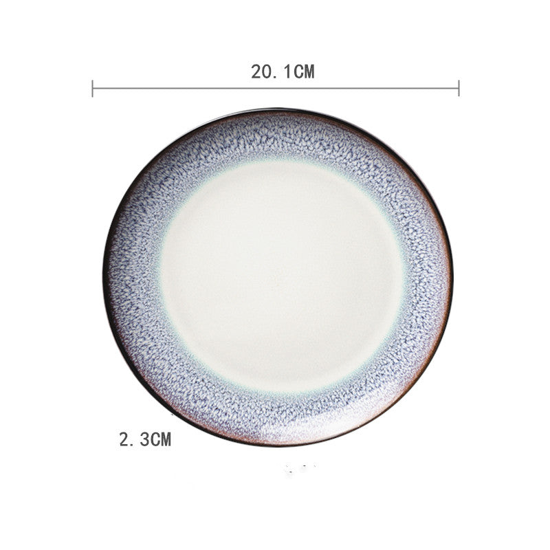 Ceramic Hand-painted Western Food Microwave Breakfast Plate
