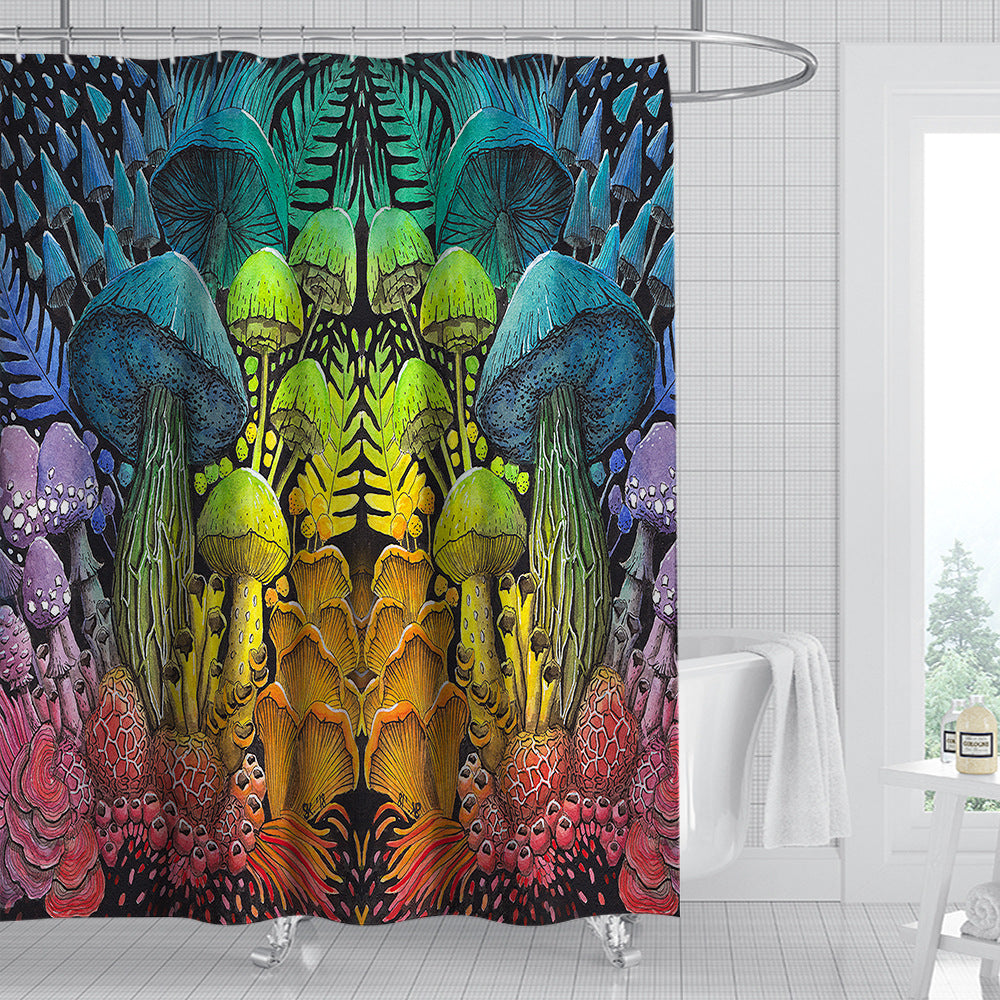 Digital Print-free Bathroom Curtain
