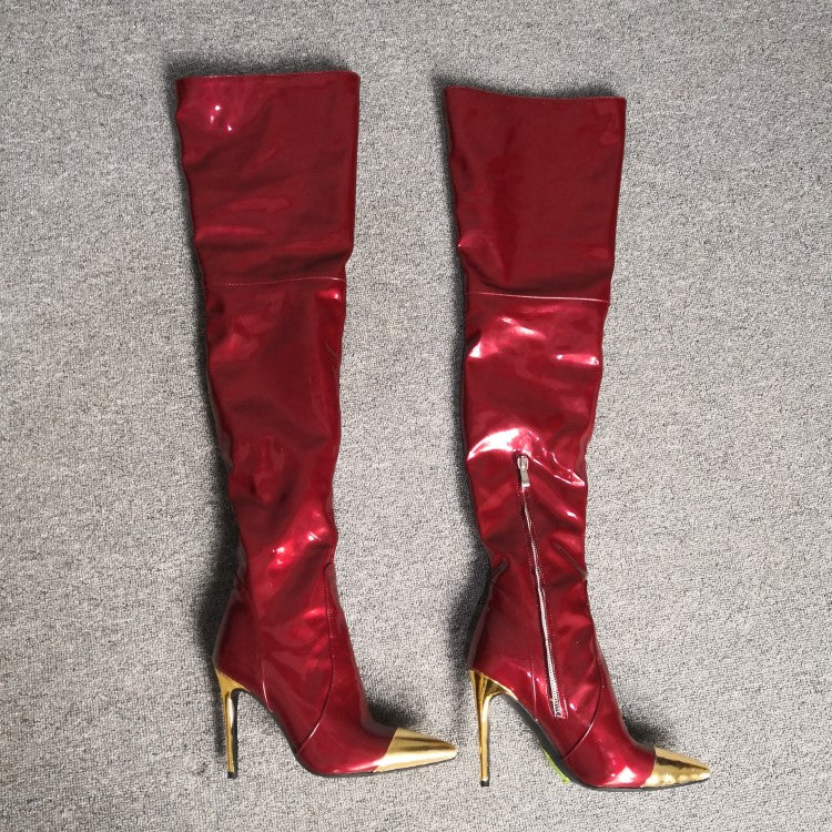 Fashion Slim Slim Leg Stretch Over-the-Knee Boots
