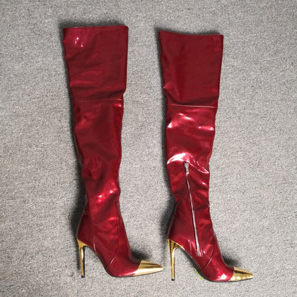 Fashion Slim Slim Leg Stretch Over-the-Knee Boots