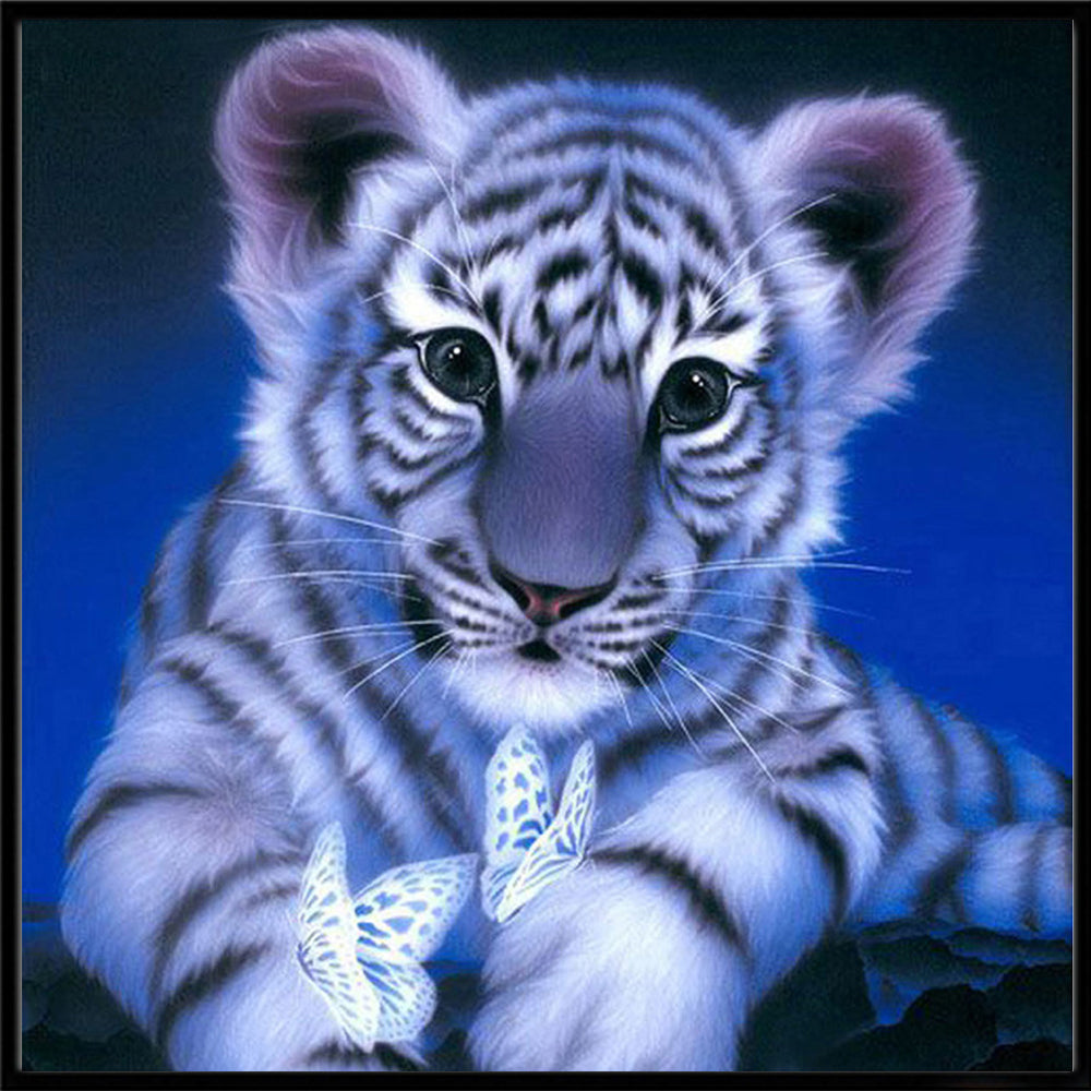 Diy5d Diamond Painting Full Sticker Animal Cross Embroidery Wolf