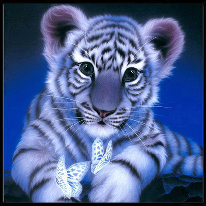 Diy5d Diamond Painting Full Sticker Animal Cross Embroidery Wolf