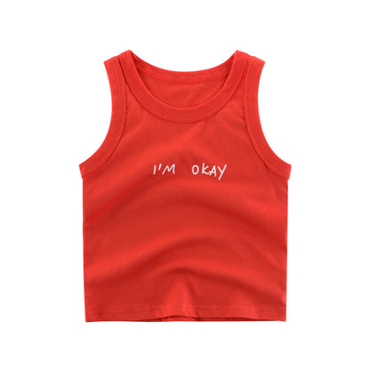 Korean Children's Clothing Wholesale Children's Vest Cotton