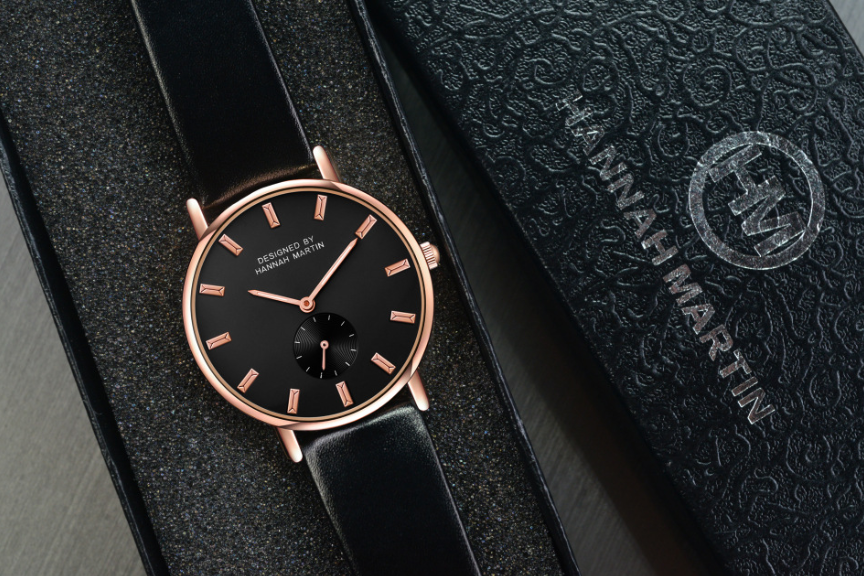 Hannah Martin Hannah Martin 2138 Women's Quartz Watch Small Seconds Simple Women's Watch Belt Nylon Strap