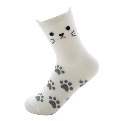 Cat Stereoscopic Ear Tube Stocking Woman