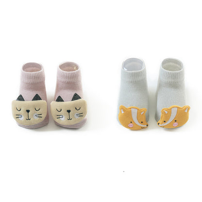 2 Pairs Of Baby Socks Spring And Summer Thin