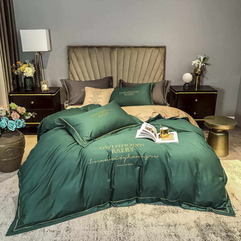 Long staple cotton embroidery four piece set