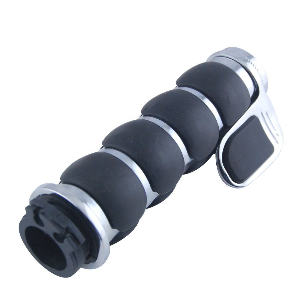 Metal handle grip with labor-saving cruise button