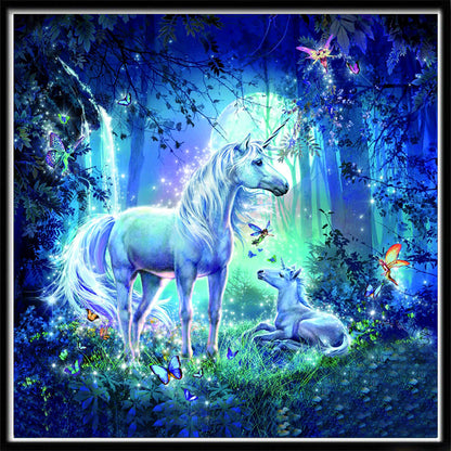Diy5d Diamond Painting Full Sticker Animal Cross Embroidery Wolf