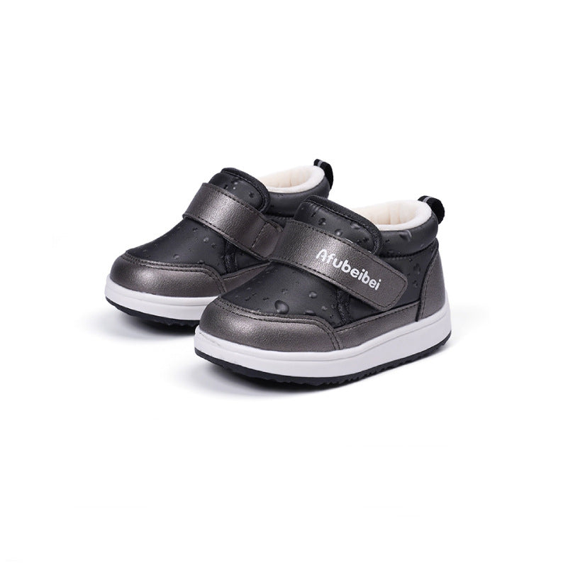 Children's Warm Cotton Shoes In Winter