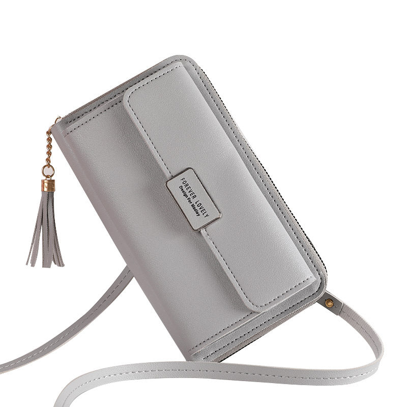Large-capacity Multifunctional Solid Color Shoulder Bag
