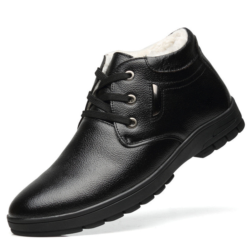 New style cotton shoes casual first layer cowhide old shoes