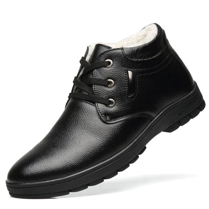 New style cotton shoes casual first layer cowhide old shoes