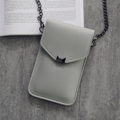Diagonal mobile phone bag