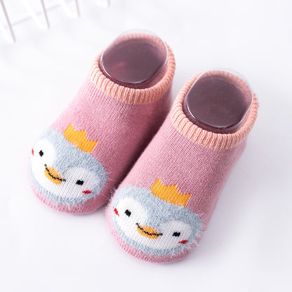 Baby Floor Socks Terry Thickened Cartoon Dispensing Non-Slip
