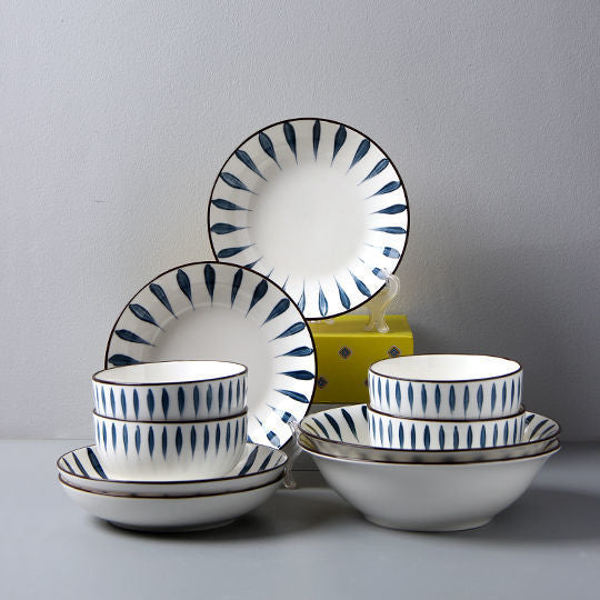 Jingdezhen Ceramic Japanese Dishes Set Net Celebrity Tableware