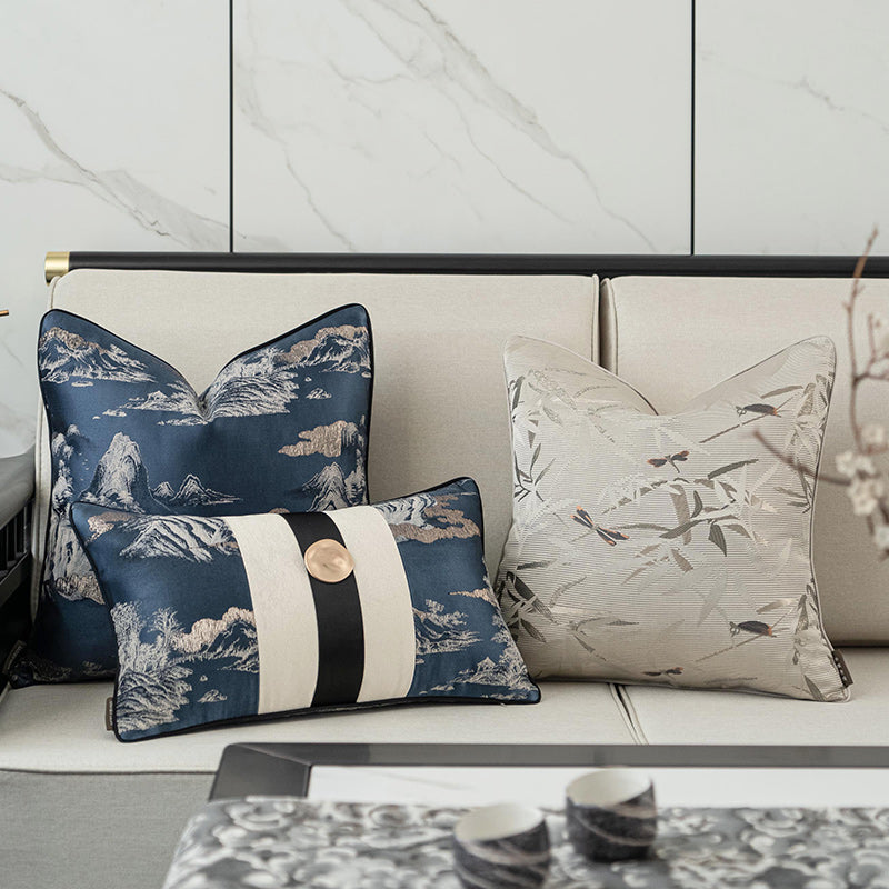 New Chinese Living Room Sofa Pillow Cover