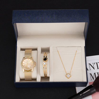 Watch Set Girlfriend Give Ladies Luxury Bracelet Necklace